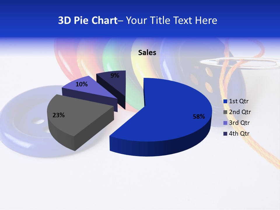 Circle Round Yellow PowerPoint Template