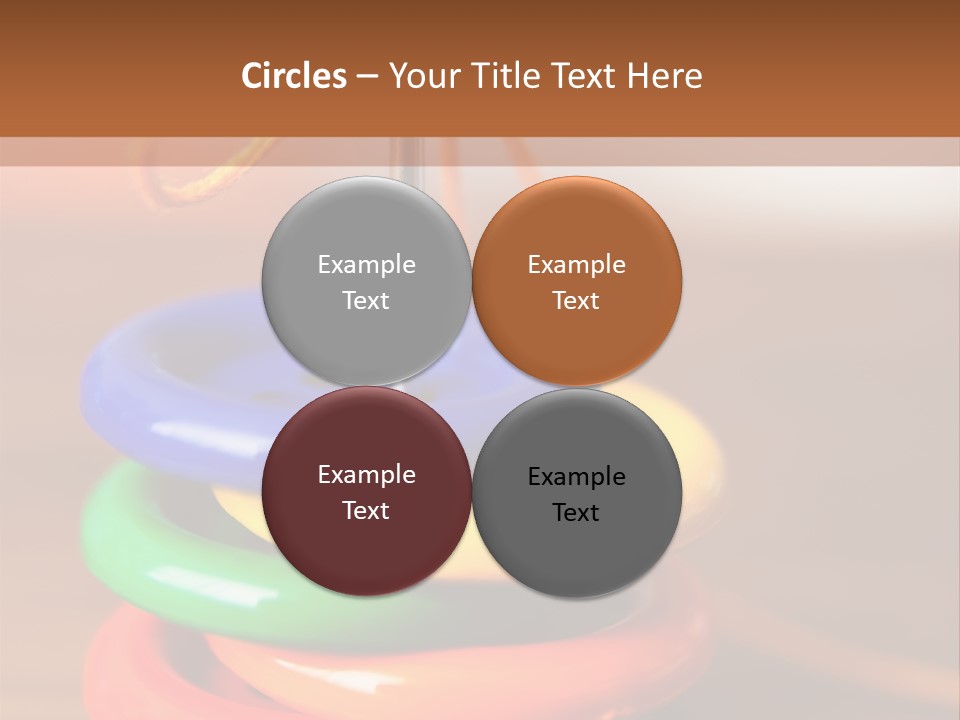 Wooden Cutout Yellow PowerPoint Template