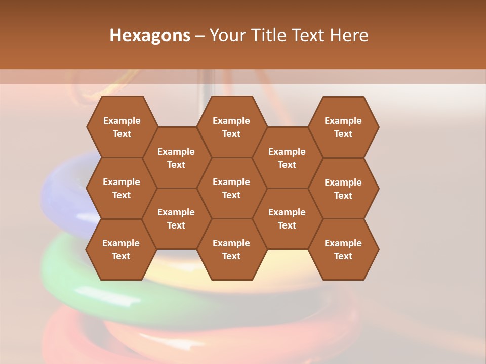 Wooden Cutout Yellow PowerPoint Template