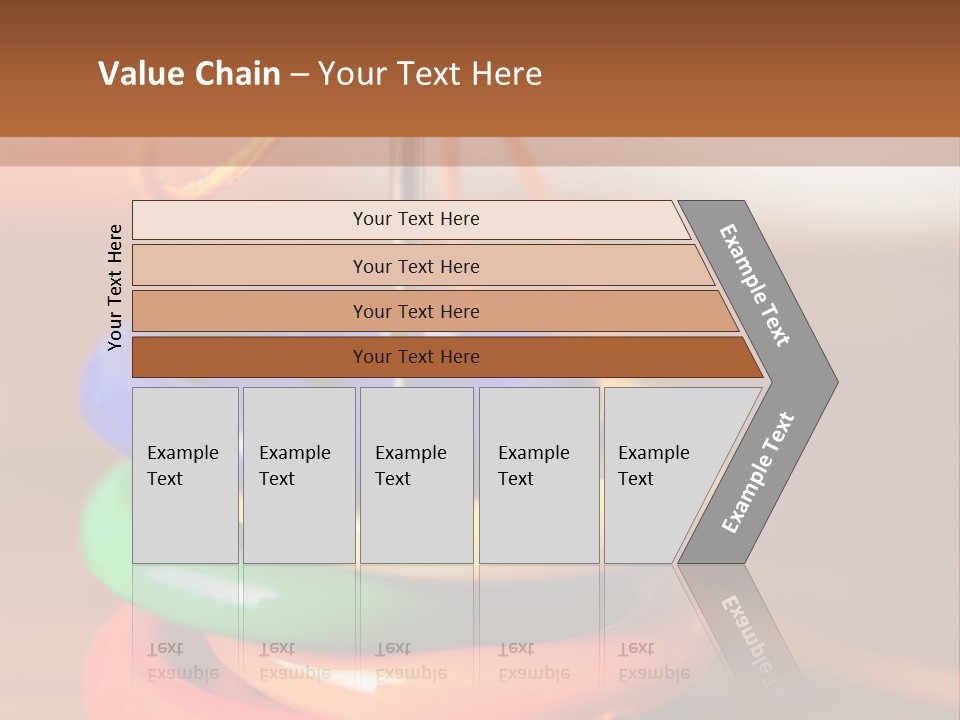 Wooden Cutout Yellow PowerPoint Template