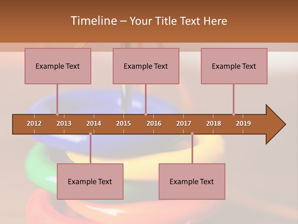 Wooden Cutout Yellow PowerPoint Template