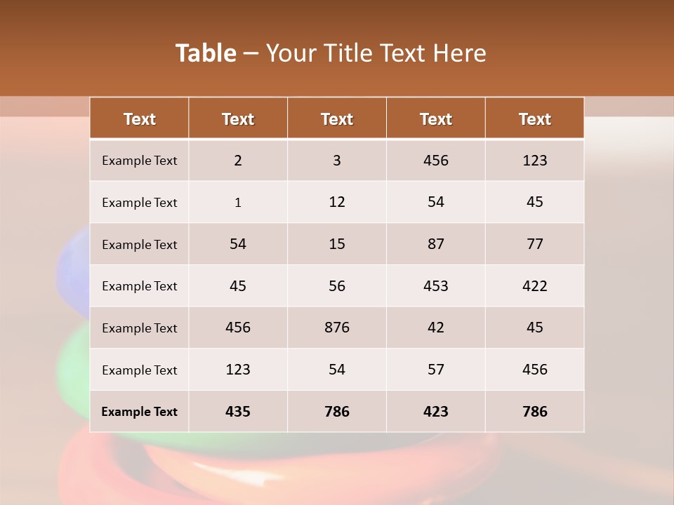 Wooden Cutout Yellow PowerPoint Template