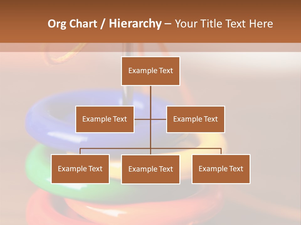 Wooden Cutout Yellow PowerPoint Template