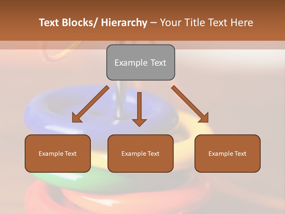 Wooden Cutout Yellow PowerPoint Template