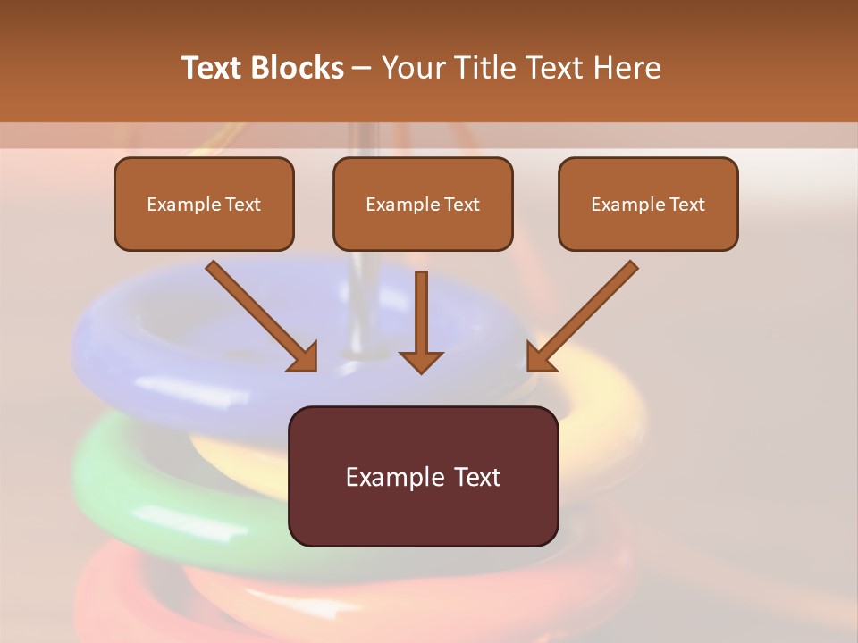 Wooden Cutout Yellow PowerPoint Template