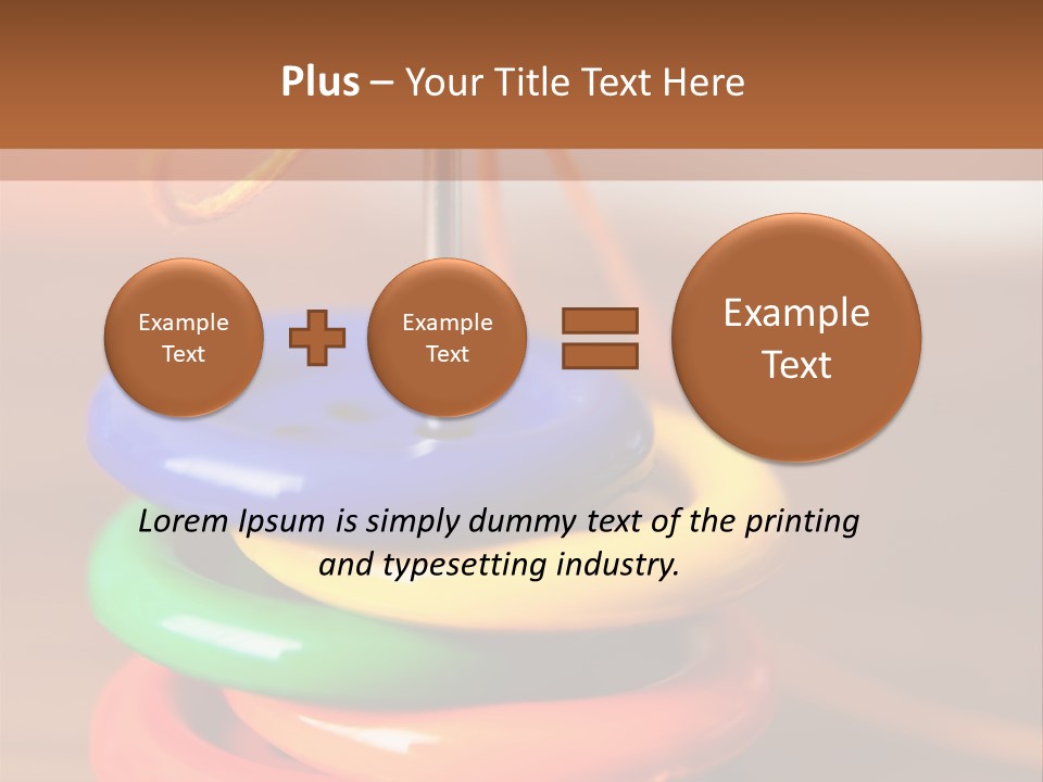 Wooden Cutout Yellow PowerPoint Template