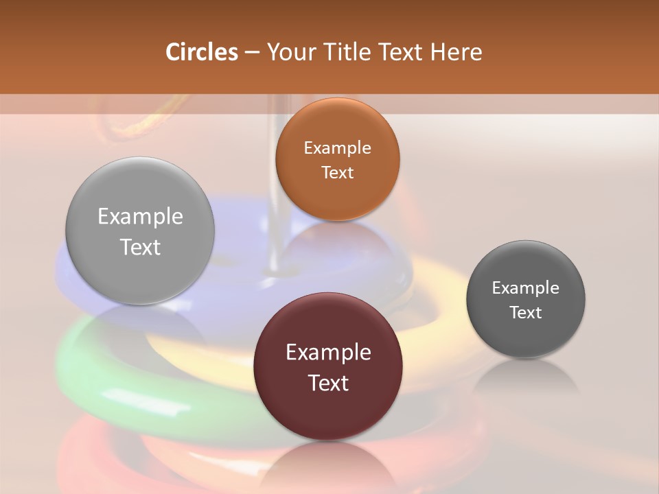 Wooden Cutout Yellow PowerPoint Template