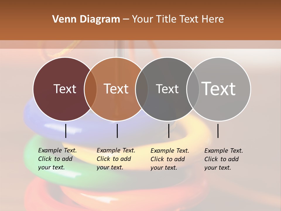 Wooden Cutout Yellow PowerPoint Template