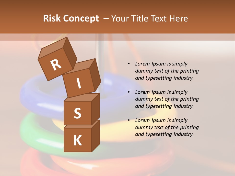 Wooden Cutout Yellow PowerPoint Template