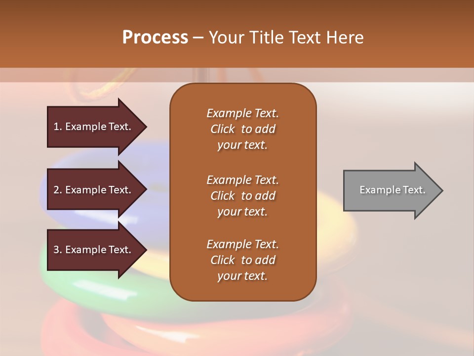 Wooden Cutout Yellow PowerPoint Template