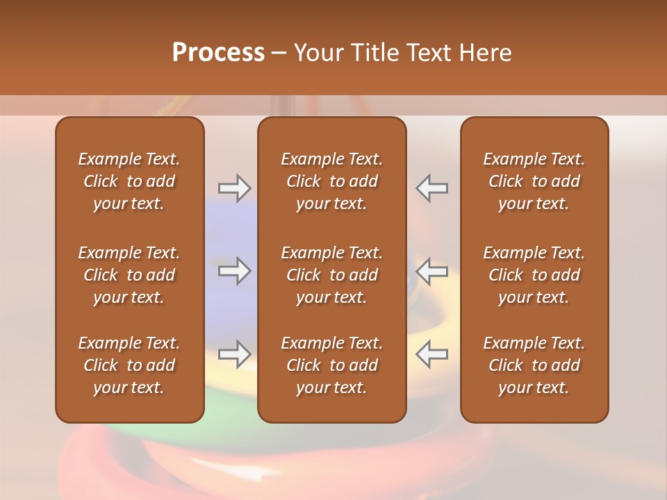 Wooden Cutout Yellow PowerPoint Template