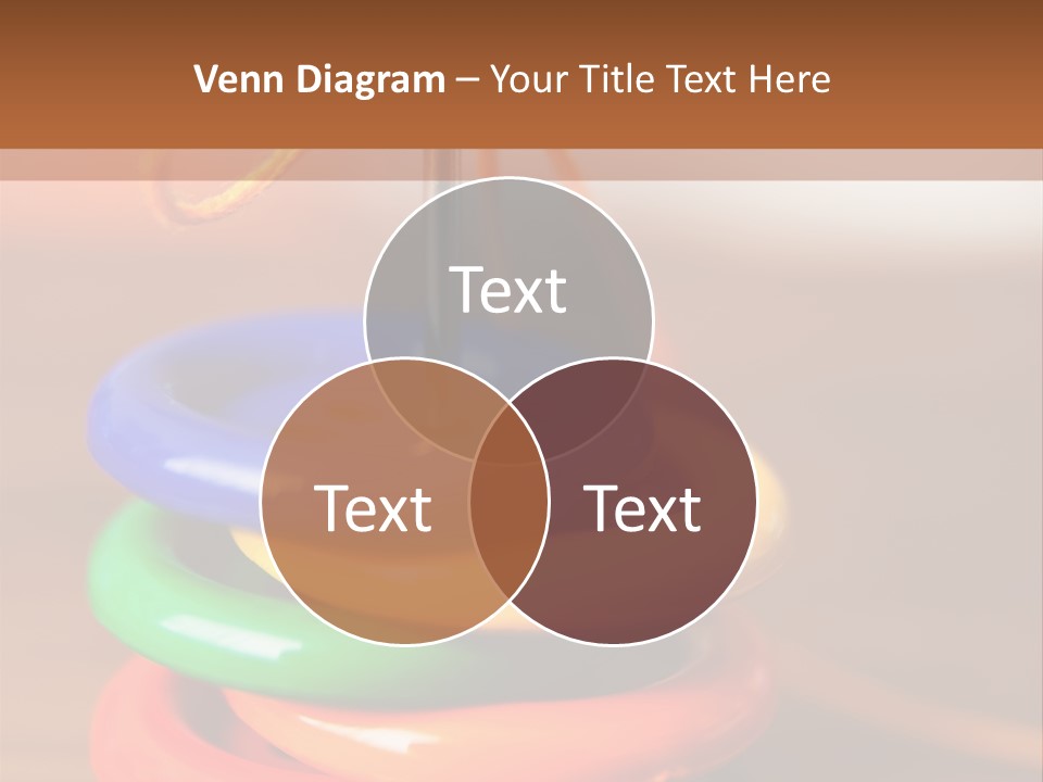 Wooden Cutout Yellow PowerPoint Template