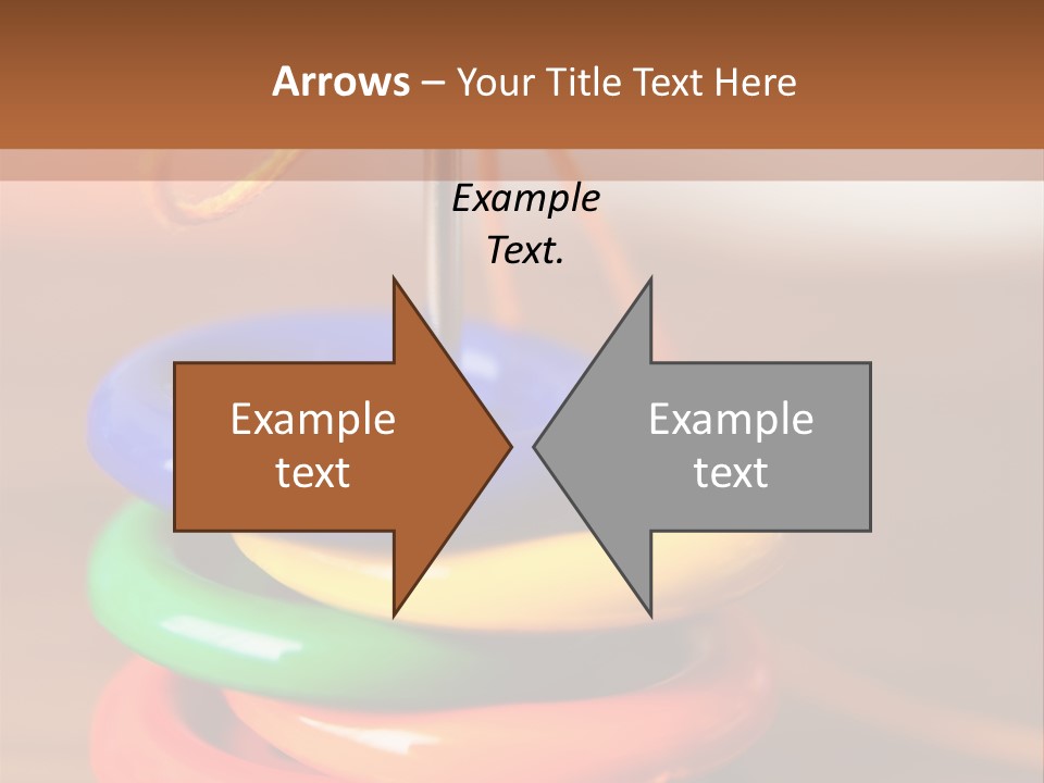 Wooden Cutout Yellow PowerPoint Template