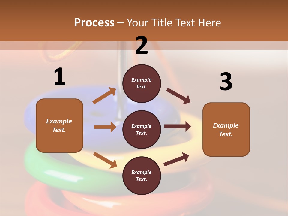 Wooden Cutout Yellow PowerPoint Template