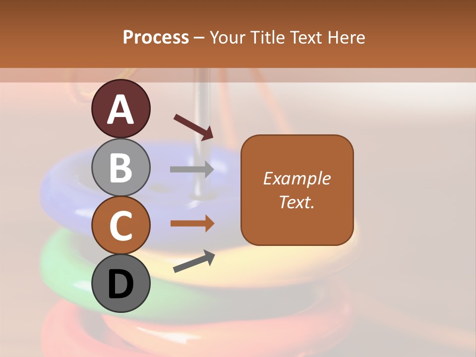 Wooden Cutout Yellow PowerPoint Template