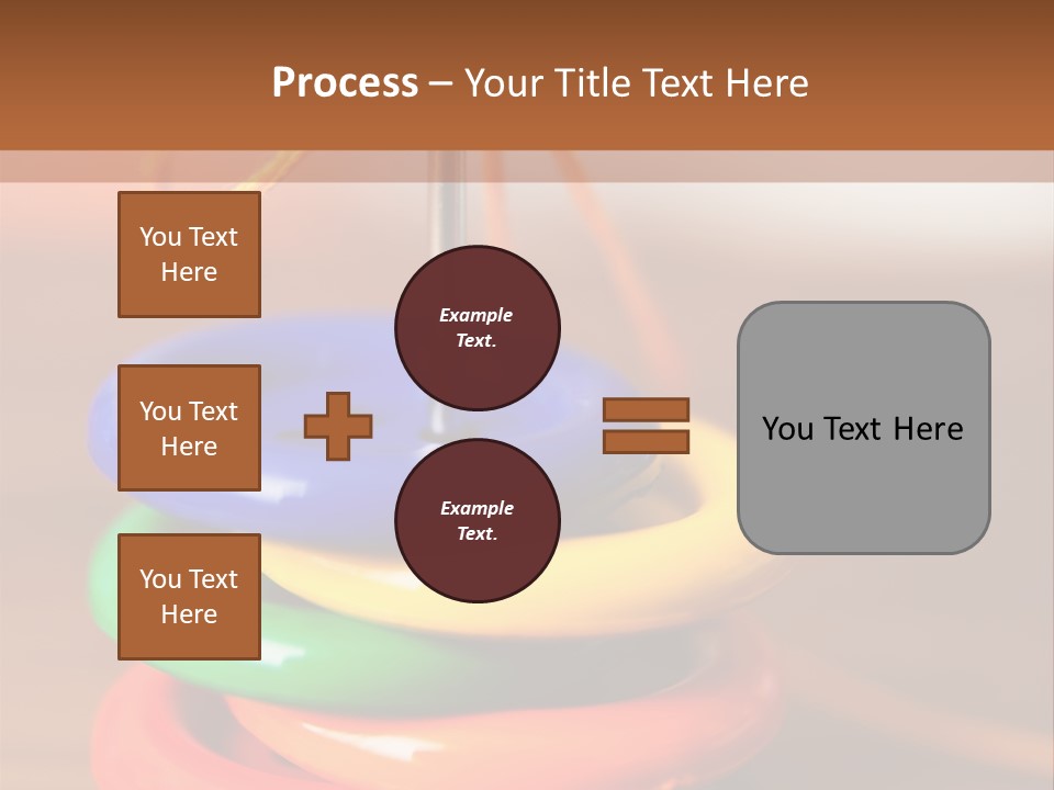 Wooden Cutout Yellow PowerPoint Template