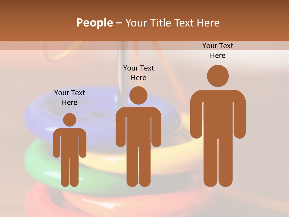 Wooden Cutout Yellow PowerPoint Template