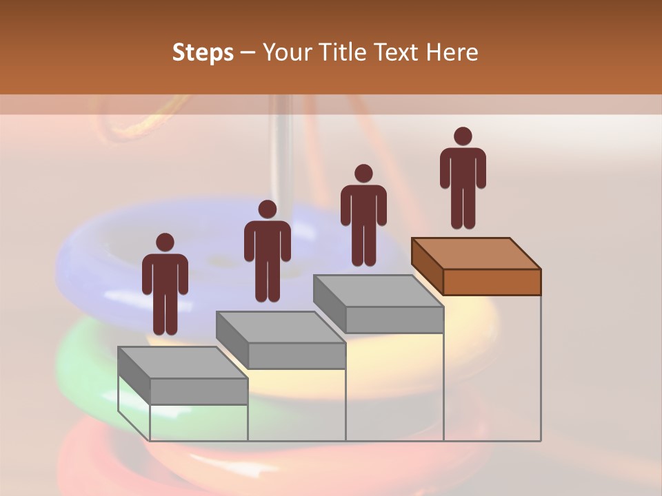 Wooden Cutout Yellow PowerPoint Template