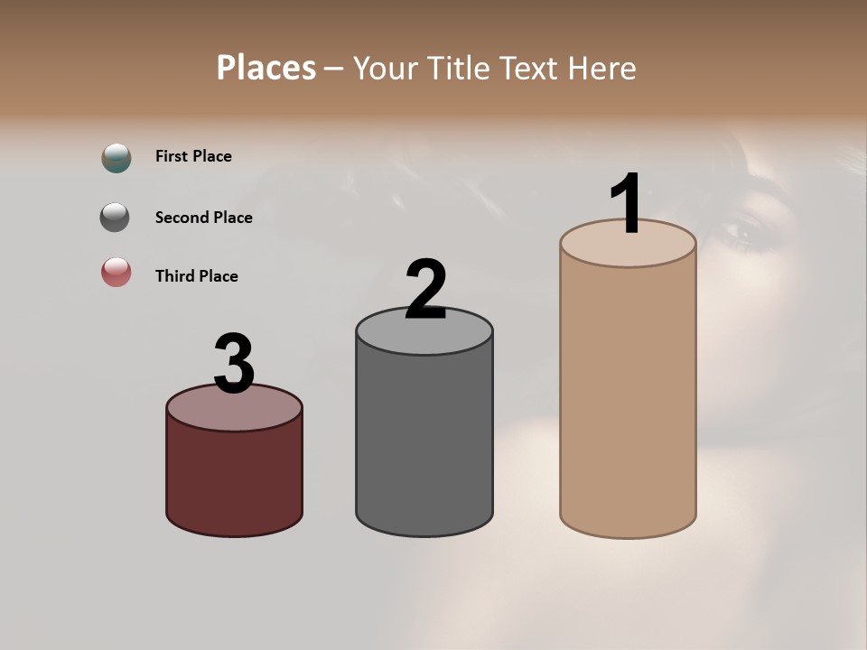 Wild Wavy Hair Attractive PowerPoint Template