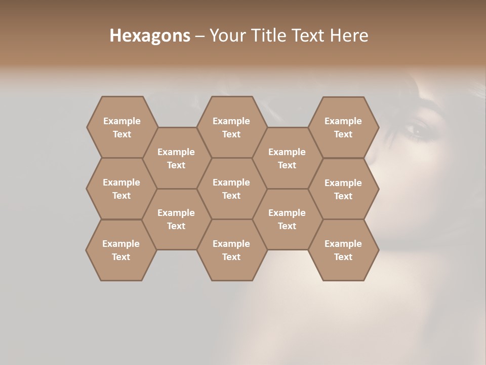 Wild Wavy Hair Attractive PowerPoint Template