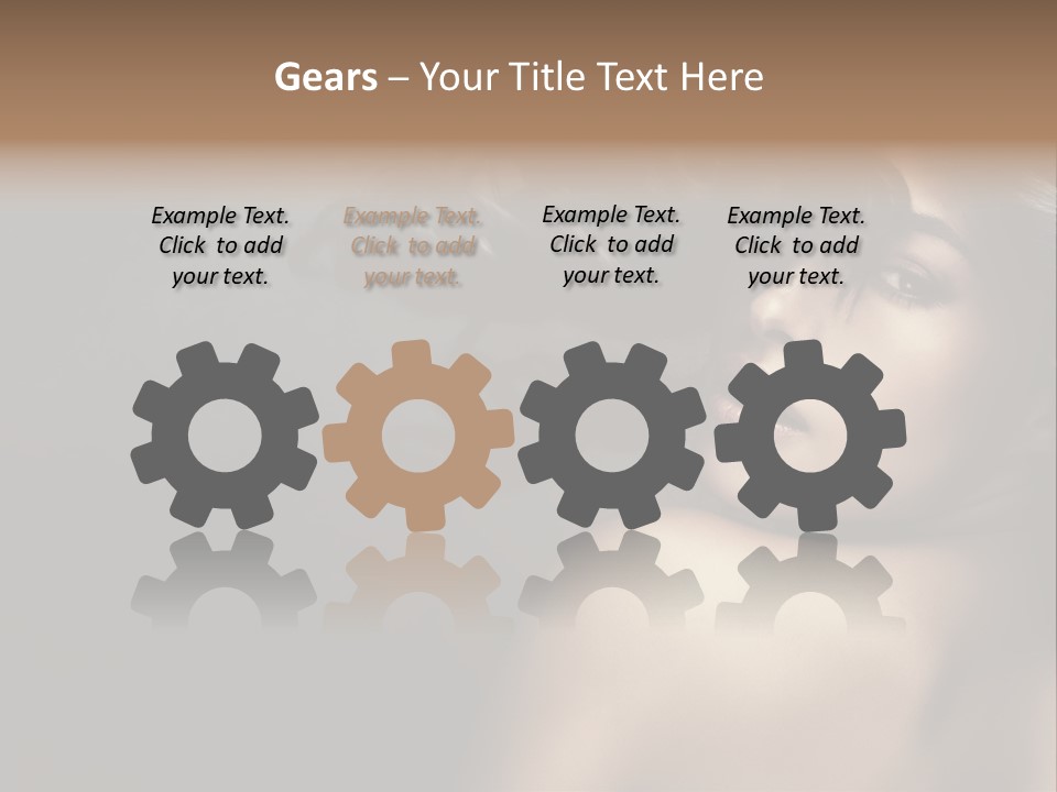 Wild Wavy Hair Attractive PowerPoint Template