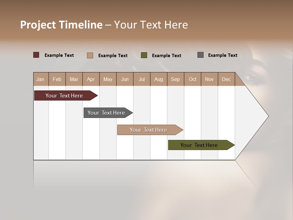 Wild Wavy Hair Attractive PowerPoint Template