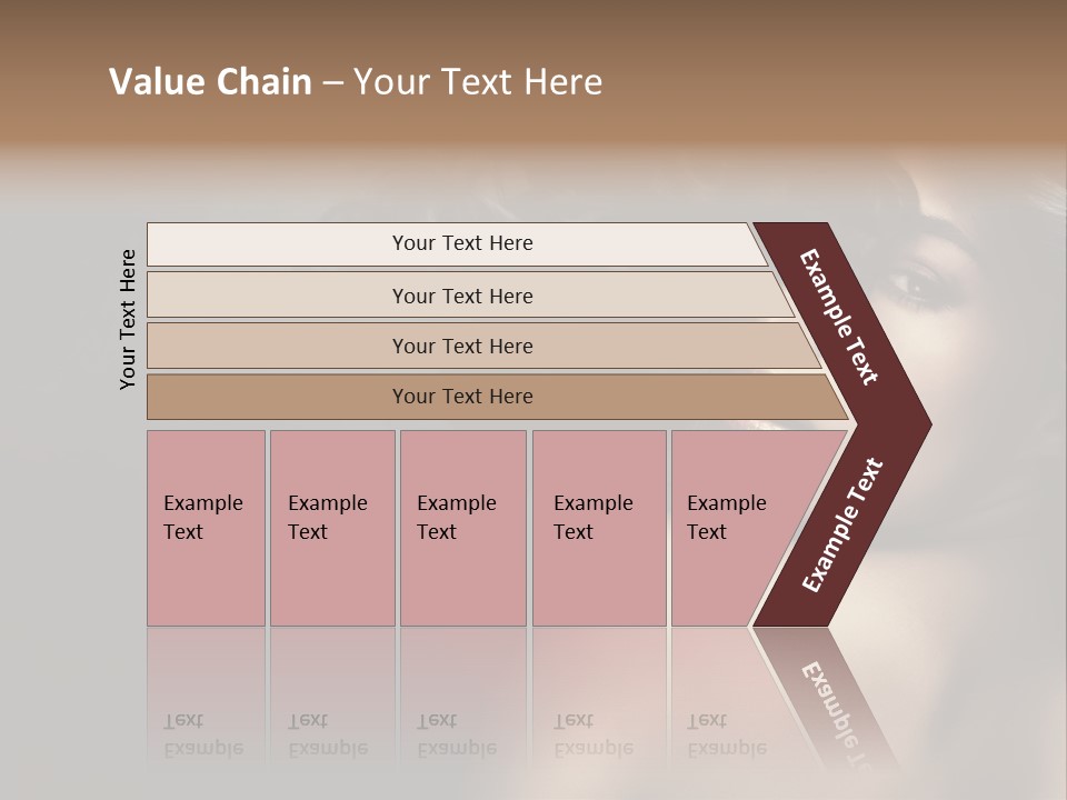 Wild Wavy Hair Attractive PowerPoint Template