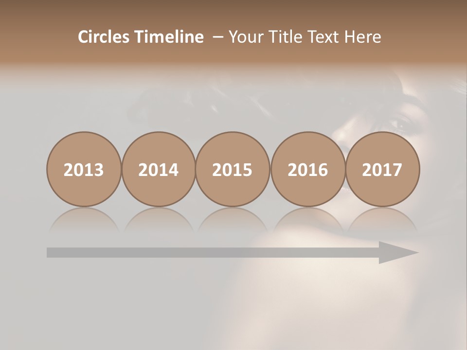 Wild Wavy Hair Attractive PowerPoint Template