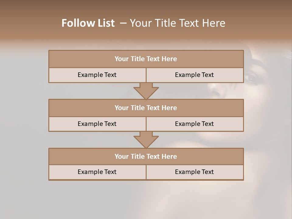 Wild Wavy Hair Attractive PowerPoint Template