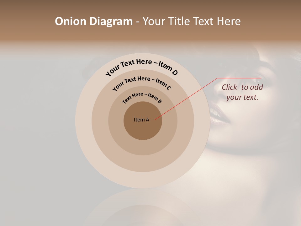 Wild Wavy Hair Attractive PowerPoint Template