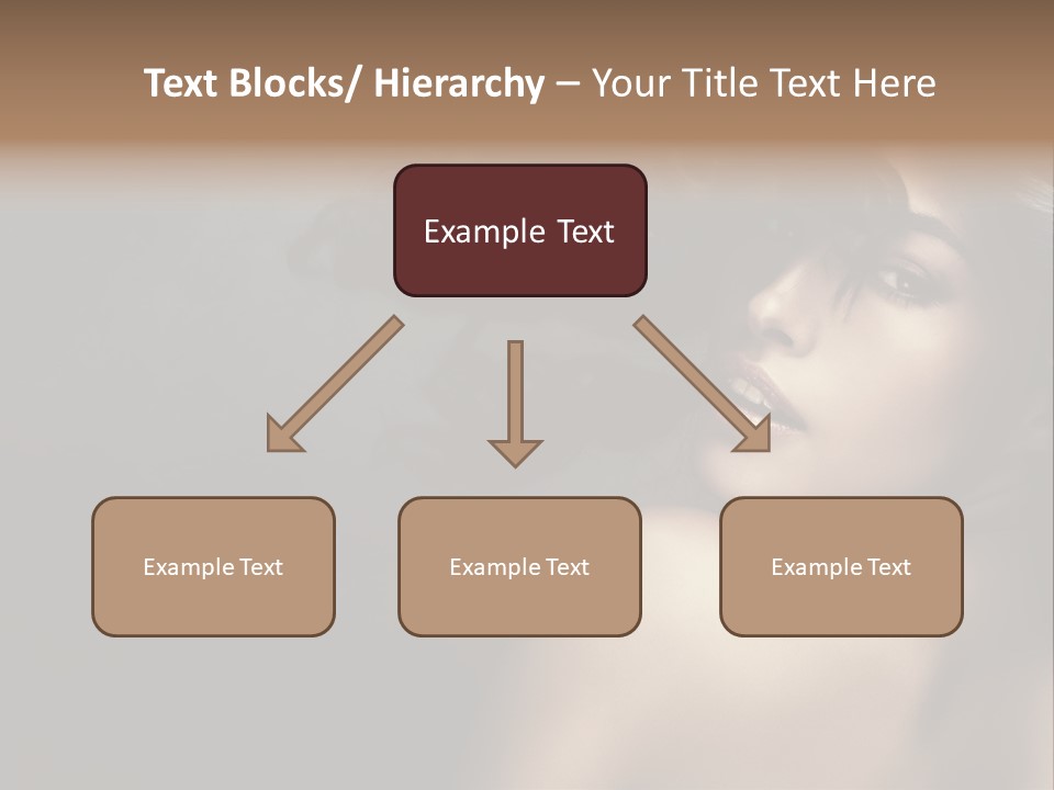 Wild Wavy Hair Attractive PowerPoint Template