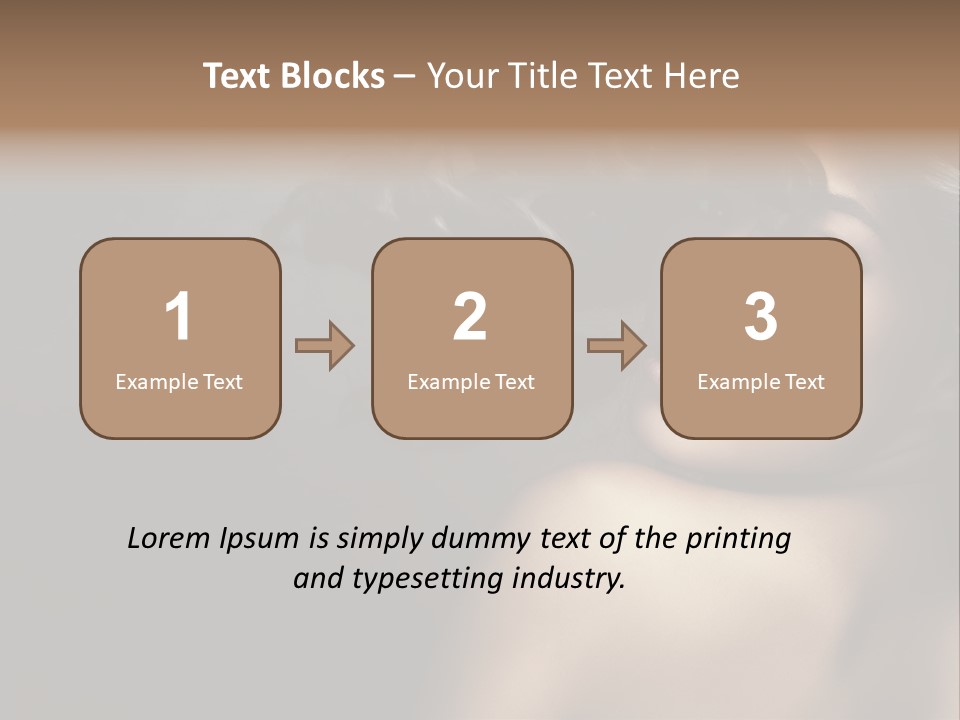 Wild Wavy Hair Attractive PowerPoint Template