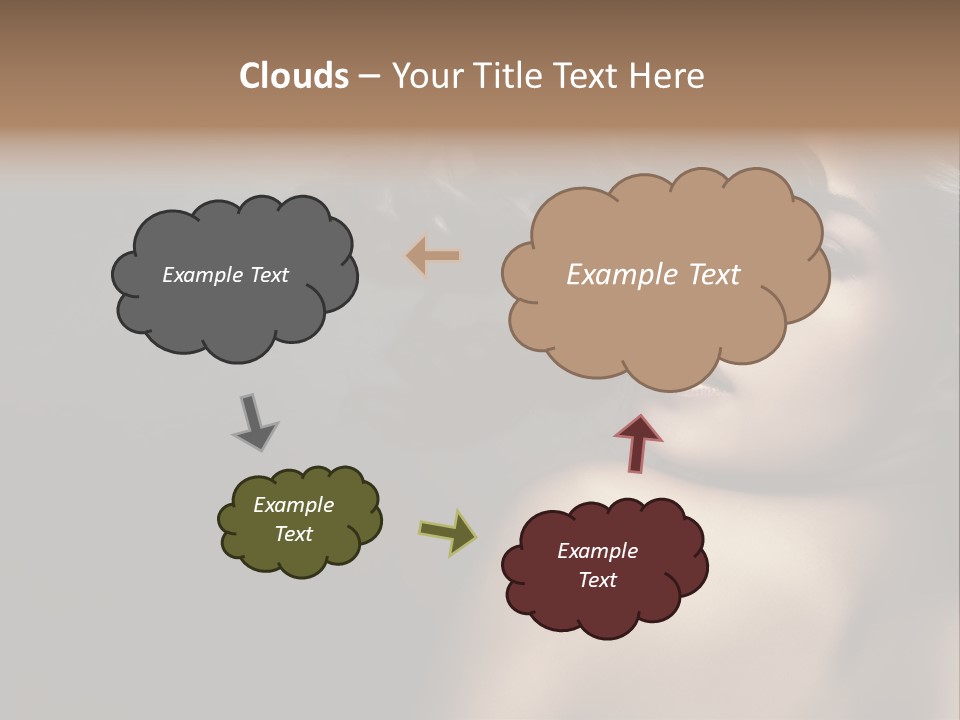Wild Wavy Hair Attractive PowerPoint Template