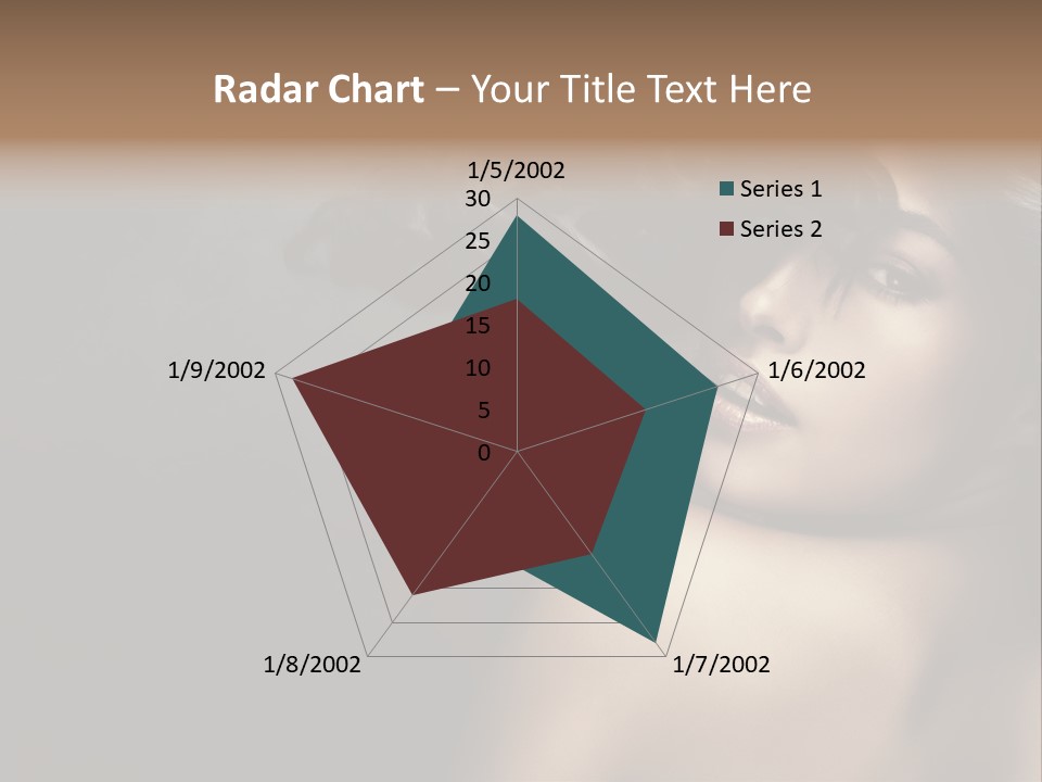 Wild Wavy Hair Attractive PowerPoint Template