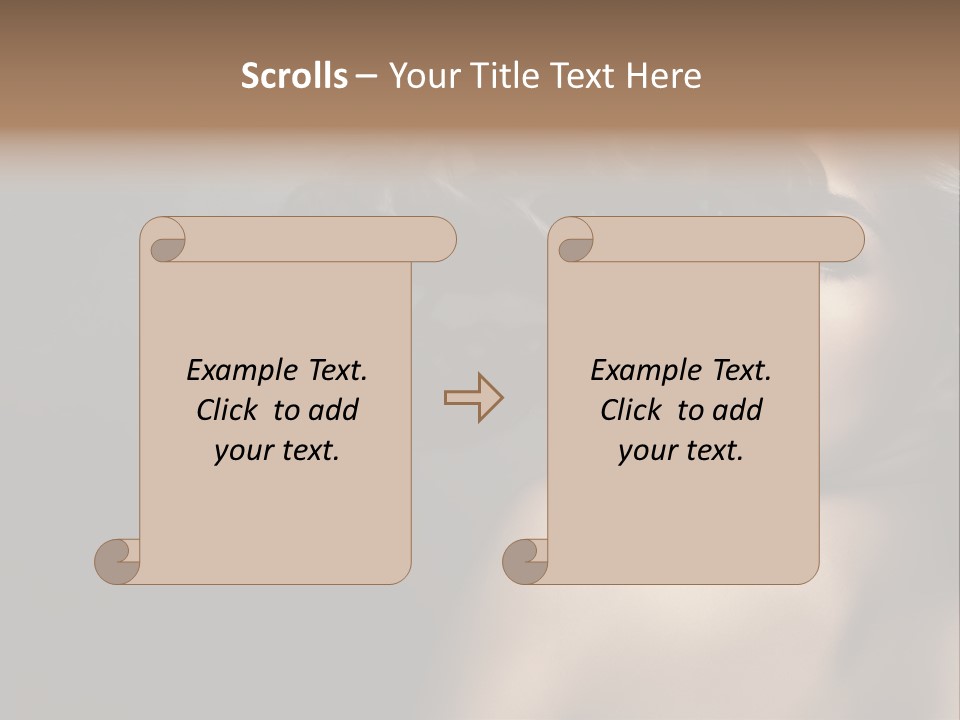 Wild Wavy Hair Attractive PowerPoint Template