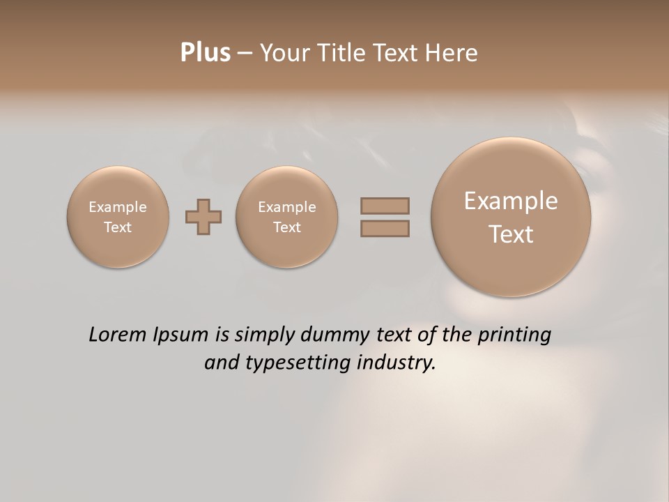 Wild Wavy Hair Attractive PowerPoint Template