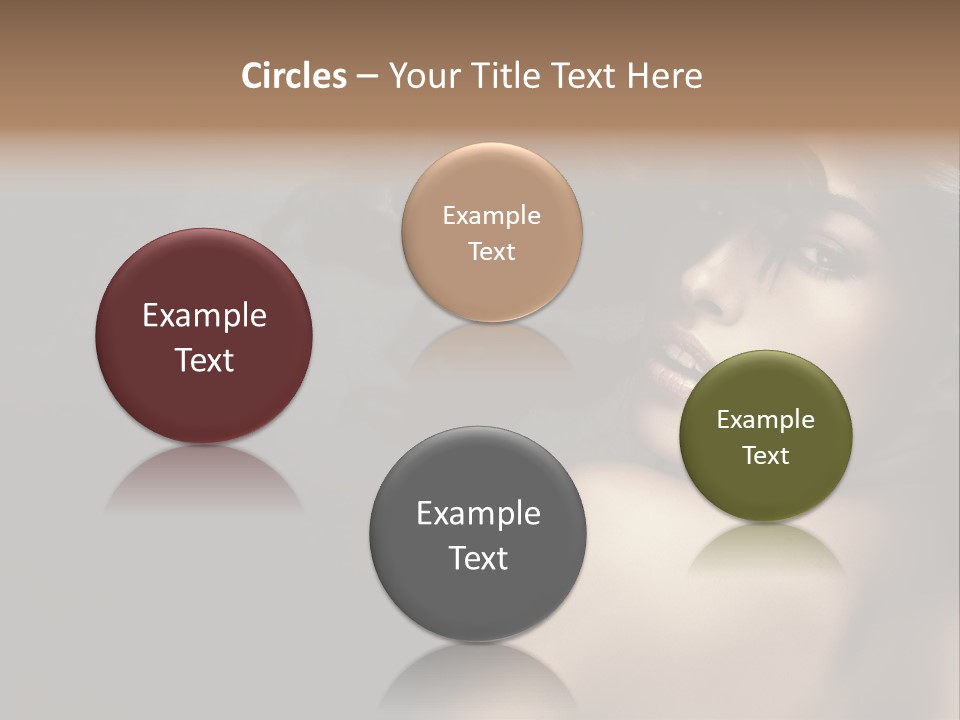 Wild Wavy Hair Attractive PowerPoint Template