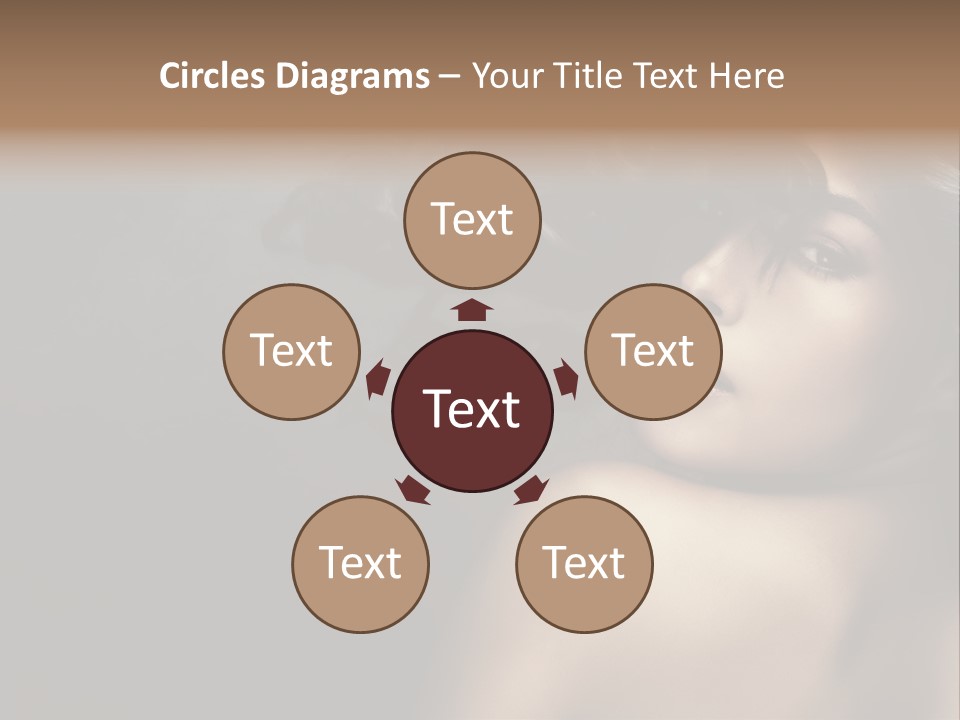 Wild Wavy Hair Attractive PowerPoint Template