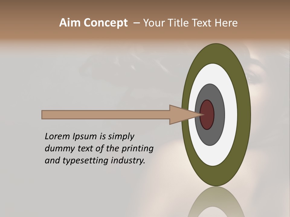 Wild Wavy Hair Attractive PowerPoint Template