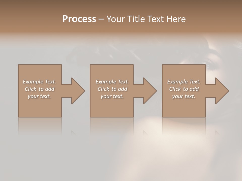 Wild Wavy Hair Attractive PowerPoint Template