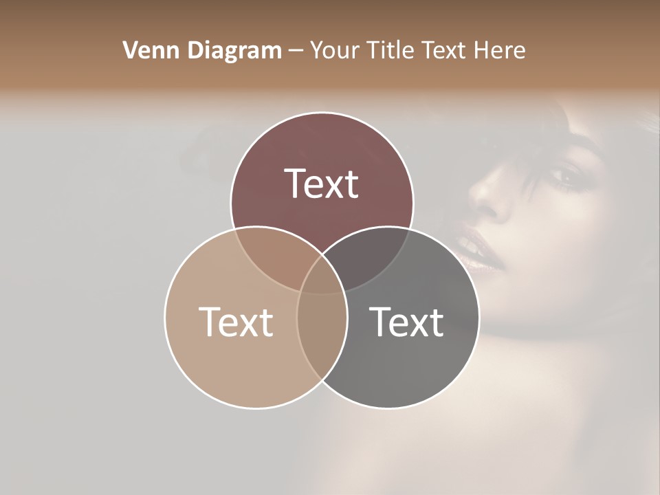 Wild Wavy Hair Attractive PowerPoint Template