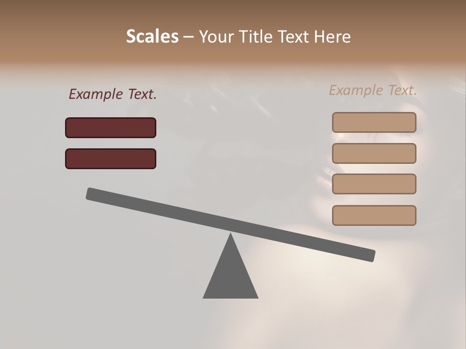 Wild Wavy Hair Attractive PowerPoint Template