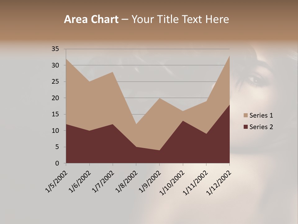 Wild Wavy Hair Attractive PowerPoint Template