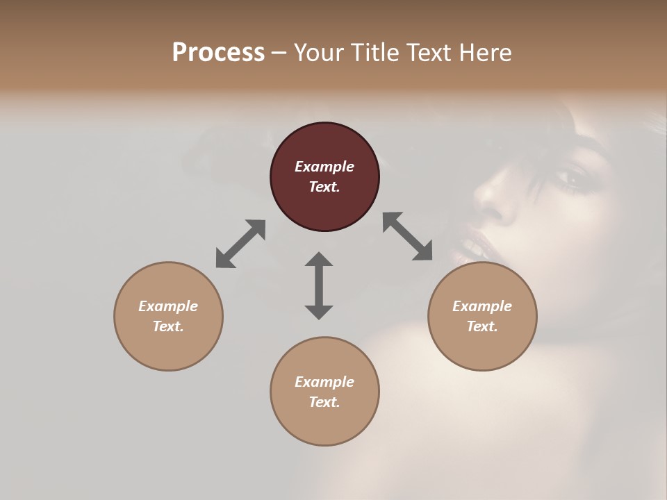 Wild Wavy Hair Attractive PowerPoint Template