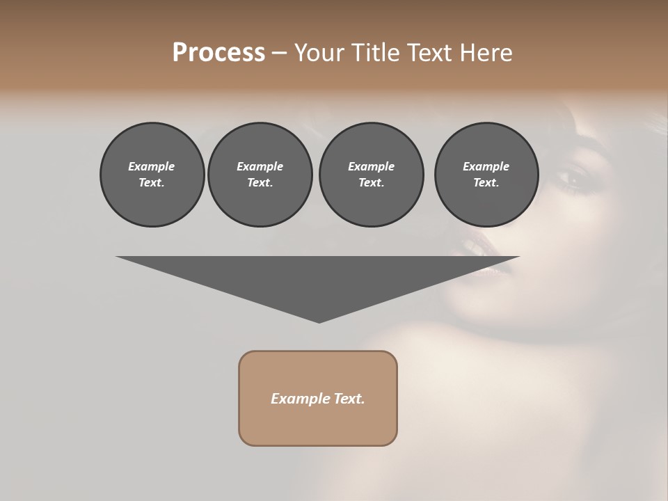 Wild Wavy Hair Attractive PowerPoint Template