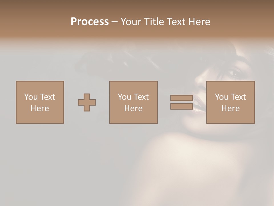 Wild Wavy Hair Attractive PowerPoint Template