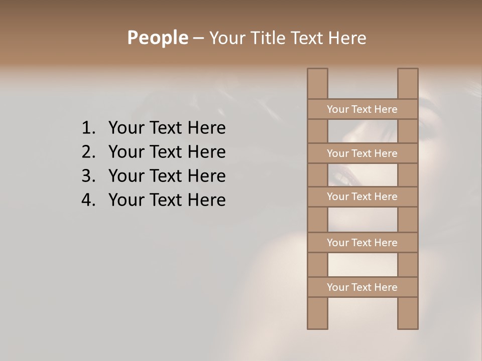 Wild Wavy Hair Attractive PowerPoint Template