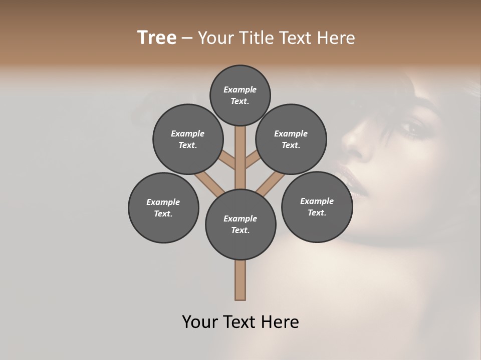 Wild Wavy Hair Attractive PowerPoint Template