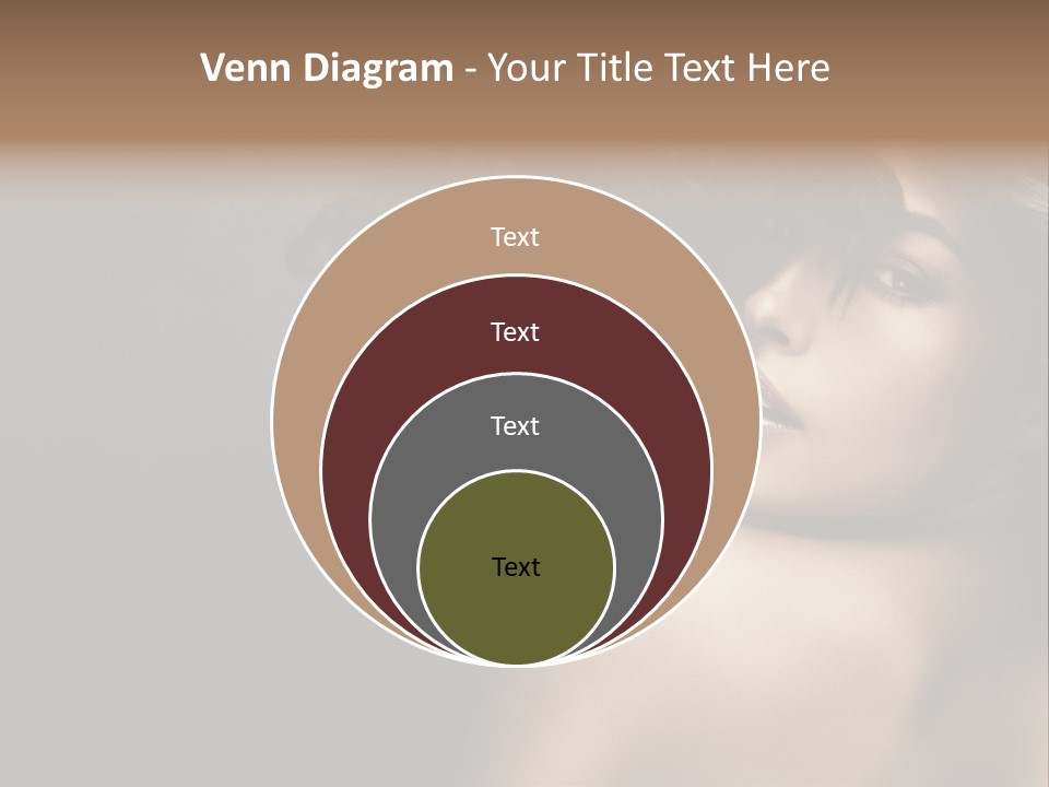 Wild Wavy Hair Attractive PowerPoint Template