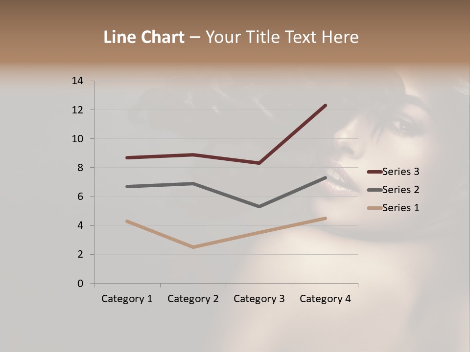 Wild Wavy Hair Attractive PowerPoint Template